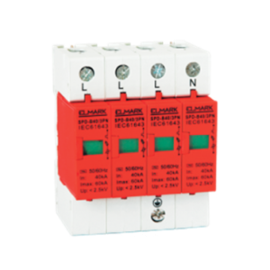 Surge arrester 3P+N or 4-pole for protecting circuits | EASI-spare