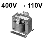 Single-phase transformer 400V / 110V