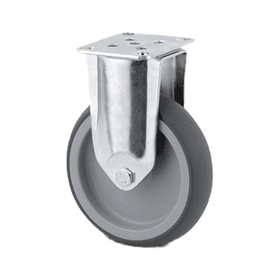 Standard wheels with a lock brake